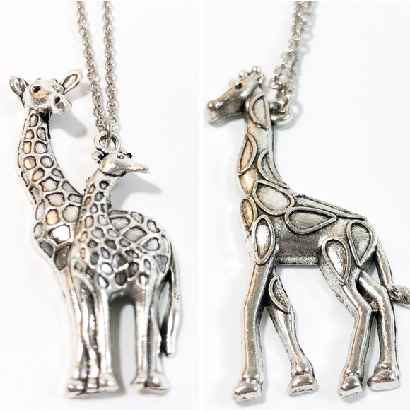 Giraffe Necklaces Momma & Baby or Single NWT - Picture 2 of 8